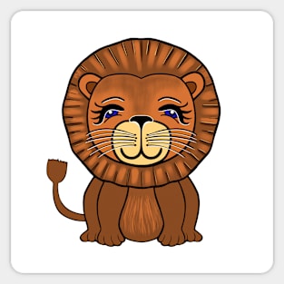 Small Lion Sticker